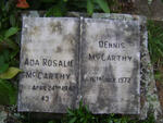 McCARTHY Dennis -1972 & Ada Rosalie -1940