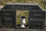 BEESLAAR Wil 1920-2000 & Henna 1931-