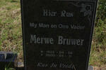 BRUWER Merwe 1923-2000