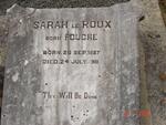ROUX Sarah, le nee FOUCHE 1887-1911