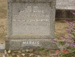 MARAIS Jacob S. 1866-1947 &  Magdalena C. VAN DER MERWE 1865-1940