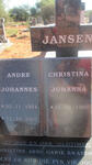 JANSEN Andre Johannes 1954-2007 & Christina Johanna 1960-