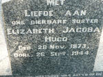 HUGO Elizabeth Jacoba 1873-1944