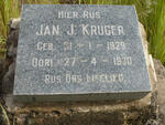 KRUGER Jan J. 1929-1930