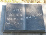 ? George Alfred 1913-1968 & Maria Sophia 1921-1976