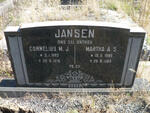 JANSEN Cornelius M.J. 1883-1967 & Martha A.S. 1886-1966