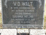 WALT Susanna Helena, v.d. nee WESSELS 1908-1958