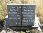 ZYL Matthys J., van 1885-1966 & Margaretha J. POTGIETER 1903-1966