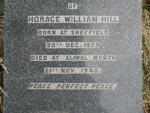 HILL Horace William 1879-1945