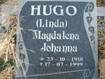 HUGO Magdalena Johanna 1918-1999