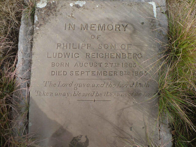 REICHENBERG Philipp 1865-1965