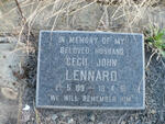 LENNARD Cecil John 1909-1961