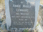 LENNARD Annie Maria nee WEBSTER -1971