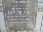 OLIVIER Joop 1892-1962