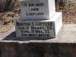 COETZEE Martha H. 1929-1932