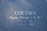 COETSEE Floris Petrus 1928-1999
