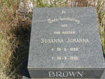 BROWN William Albert 1873-1931 & Susanna Johanna 1886-1966