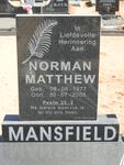 MANSFIELD Norman Matthew 1977-2005
