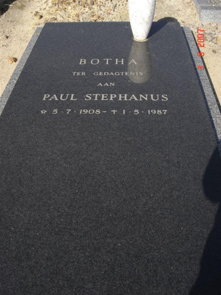 BOTHA Paul Stephanus 1908-1987