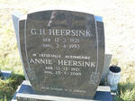 HEERSINK G.H. 1921-1993 & Annie 1921-2008