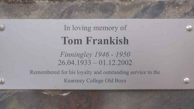 FRANKISH Tom 1933-2002
