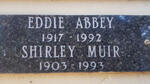 ABBEY Eddie 1917-1992 & MUIR Shirley 1903-1993
