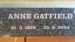 GATFIELD Anne 1929-2004