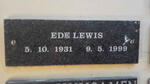 LEWIS Ede 1931-1999