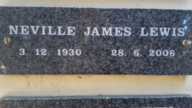 LEWIS Neville James 1930-2006