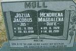 MOLL Jozua Jacobus 1919-1998 & Hendriena Magdalena 1928-2001