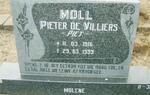 MOLL Pieter De Villiers 1916-1999