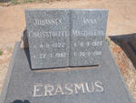 ERASMUS Johannes Chrisstoffel 1922-1982 & Anna Magdalena 1925-2011