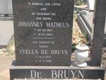 BRUYN Johannes Matheus, du 1927-1987 & Stella 1937-1998