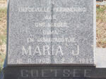 COETSEE Maria J. 1903-1987