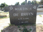 BRUYN Martin A., de 1945-1976