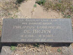 BRUYN Phillippus Lodewicus, de 1916-1963