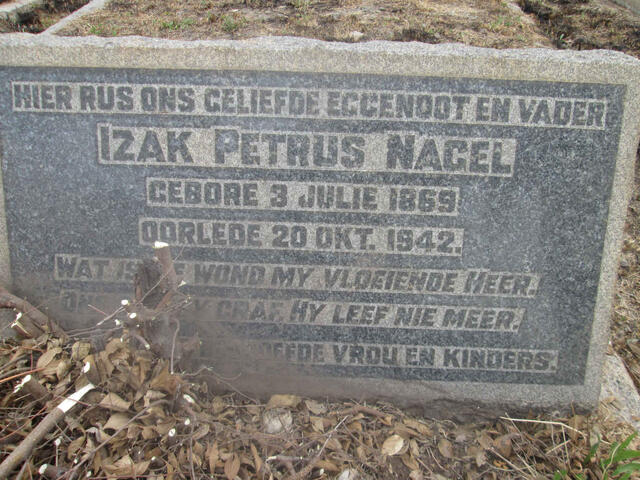 NAGEL Izak Petrus 1869-1942