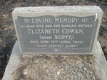 COWAN Elizabeth nee SCOTT -1944