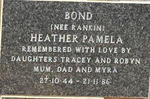 BOND Heather Pamela nee RANKIN 1944-1986