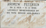 PETERSEN Andrew 1913-1966