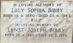 BIBBY Ernst Joseph 1880-1972 & Lucy Sophia 1880-1963