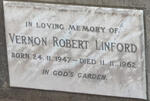 LINFORD Vernon Robert 1947-1962
