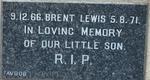 LEWIS Brent 1966-1971