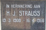STRAUSS H.J. 1908-1966