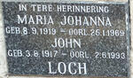 LOCH John 1917-1993 & Maria Johanna 1919-1969