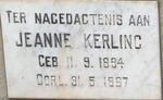 KERLING Jeanne 1894-1967