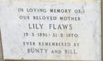 FLAWS Lily 1891-1970