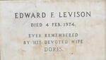 LEVISON Edward F. -1974