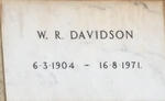 DAVIDSON W.R. 1904-1971