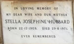 HUBBARD Stella Josephine 1909-1971